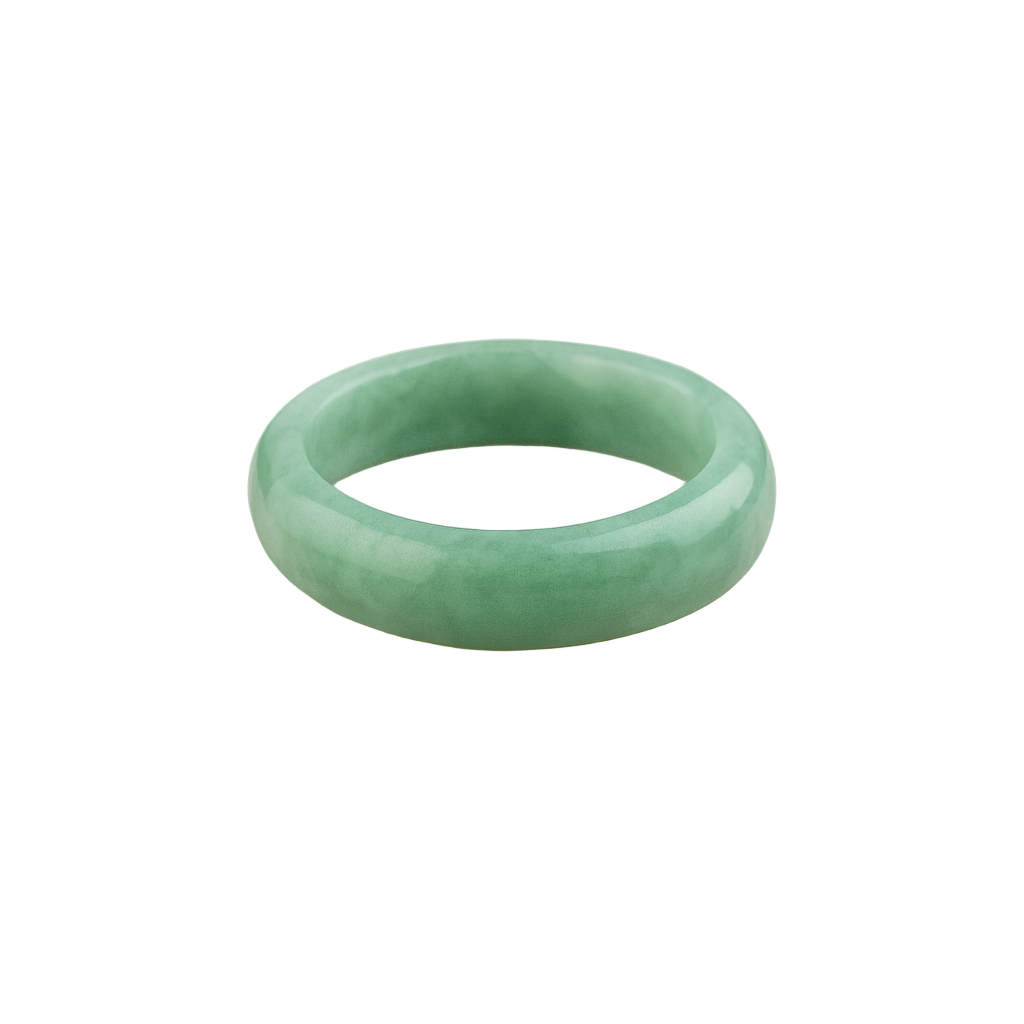 Jade Eternity - Harmony & Prosperity Jade Bracelet (Genuine Myanmar Jadeite Bangle)